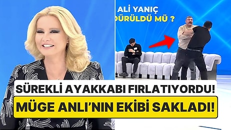 Canlı Yayında Konuklara Ayakkabı Fırlattı: Müge Anlı Ekibi Son Çare Ayakkabısını Saklayınca İsyan Etti!