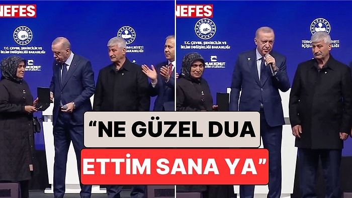 Cumhurbaşkanı Erdoğan’ın Depremde İki Evladını Kaybeden Anneye Ev Teslim Ederken Söylediği Sözler Gündem Oldu