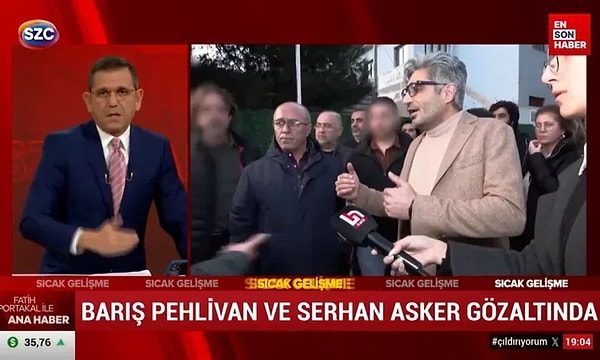 Sözcü TV ekranlarında ana haberleri sunan Fatih Portakal son olarak, gözaltına alınan gazeteci Barış Pehlivan'a yönelik "Barış Pehlivan'ın yaptığı yanlıştı. Gazetecilik etiği açısından da yapmaması gerekirdi." açıklamasıyla gündem olmuştu.