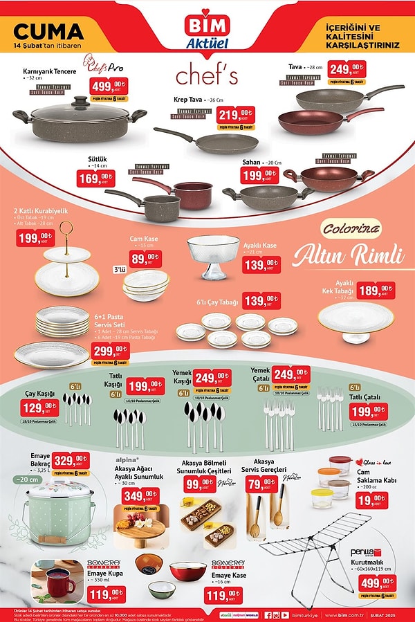 Chef's Pro Karnıyarık Tencere 499 TL