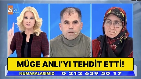 Canlı Yayına Bağlanan Konuk Müge Anlı'yı Emniyete Şikayet Etmekle Tehdit Etti!