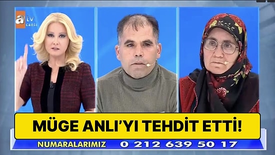 Canlı Yayına Bağlanan Konuk Müge Anlı'yı Emniyete Şikayet Etmekle Tehdit Etti!