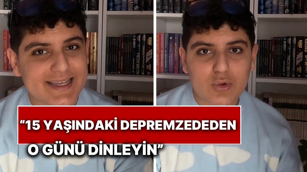 6 Şubat Depremini Yaşayan 15 Yaşındaki Genç 2 Yıl Sonra Neler Yaşadığını ve Tüm Duygularını Dile Getirdi