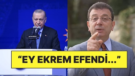 Cumhurbaşkanı Erdoğan'dan İBB Başkanı İmamoğlu'na: "Ey Ekrem Efendi!"