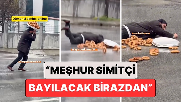 Esenyurt'ta Her Gün Simit Tepsisiyle Bayılma Numarası Yapan Adamın Yalanını Bir Vatandaş Ortaya Çıkardı