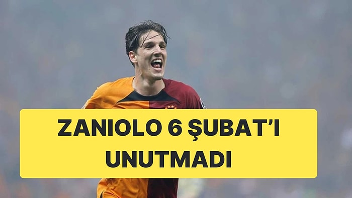 Nicolo Zaniolo Hepimizi Yasa Boğan 6 Şubat Depremini Unutmadı