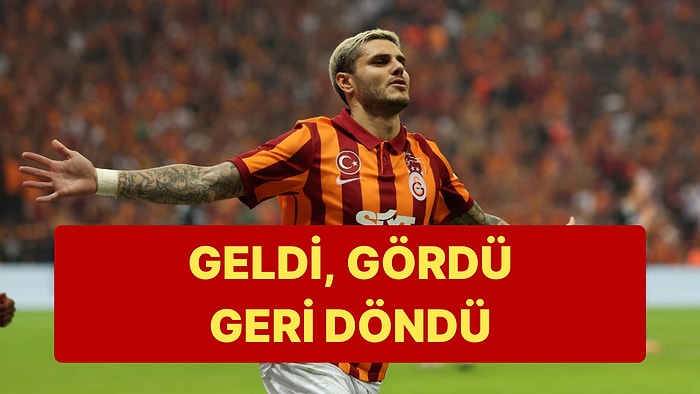 Yeni Sevgilisiyle İstanbul'a Gelen Icardi, Arjantin'e Geri Döndü