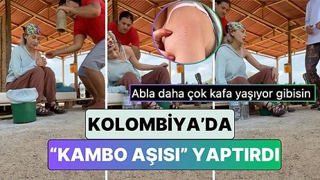 Kolombiya'da "Kambo Aşısı" Yaptıran Bir Kadın Aşının Etkisini Anbean Paylaştı