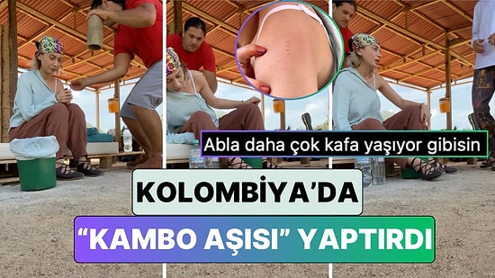 Kolombiya'da "Kambo Aşısı" Yaptıran Bir Kadın Aşının Etkisini Anbean Paylaştı