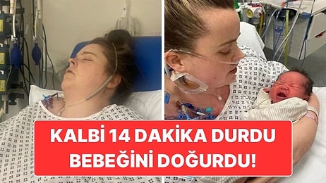 Doktorlar Bile Şaşırdı: Kalbi 14 Dakika Boyunca Durdu Ama Bu Sürede Bebeğini Doğurdu!