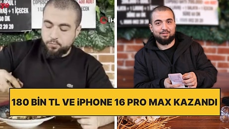 Katıldığı Yarışmada 360 Adet Çöp Şiş Yiyen Vatandaş 180 Bin TL Para Ödülü ve iPhone 16 Pro Max Kazandı