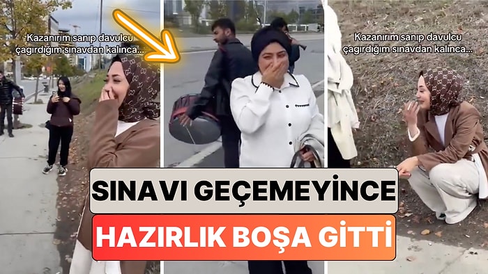 Ehliyet Sınavını Kazanacağını Düşünüp Kutlama İçin Davul Zurna Tutan Kadın Geçemeyince Hazırlık Boşa Gitti