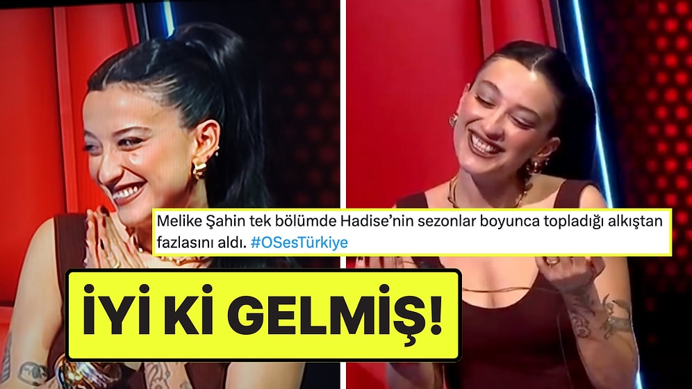 Kalbimizi Çaldı! O Ses Türkiye Jürisi Melike Şahin'e Yorum Yağdı