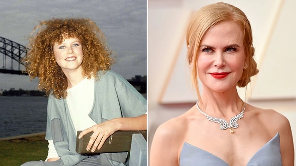 Nicole Kidman yerçekimine meydana okuyan kıvırcık saçlarıyla sınıfımızın çılgın kızı gibi görünüyor! Adı da muhtemelen "Duygu" olurdu.