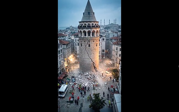 Yapay Zeka'ya 'olası İstanbul depreminde ortaya çıkabilecek sonuç' soruldu.