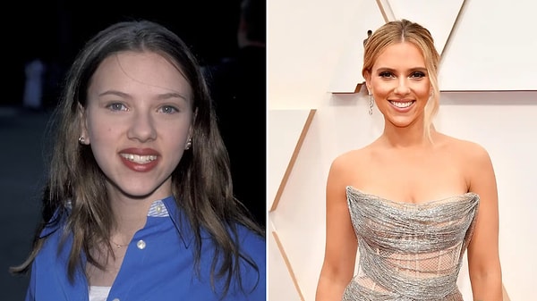 Scarlett Johansson, annesinin makyaj malzemelerini ilk kez deneyen İrem gibi.