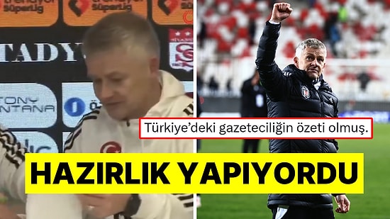 Ole Gunnar Solskjaer'e Sivasspor Maçının Basın Toplantısında Soru Sorulmaması Tepki Çekti