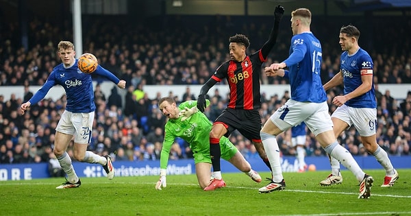 İngiltere FA Cup 4. tur maçında Everton, sahasında Bournemouth'u konuk etti.