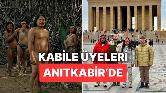 Bir İlke İmza Attı: Alper Rende Waorani Kabile Üyelerini Anıtkabir'e Getirdi!
