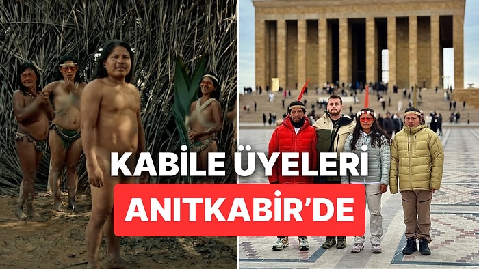 Bir İlke İmza Attı: Alper Rende Waorani Kabile Üyelerini Anıtkabir'e Getirdi!