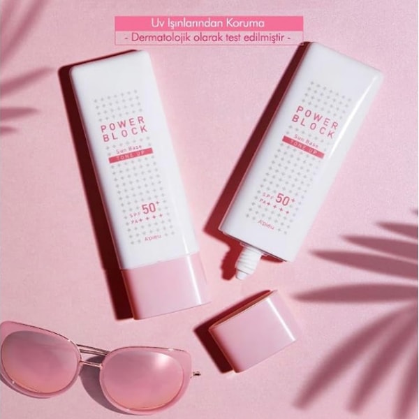 5. Missha - A'PIEU Power Block Tone Up Sun Base Pink SPF50+ (50 ml)