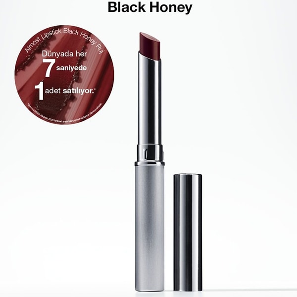 12. Clinique - Almost Lipstick Ruj (Black Honey)