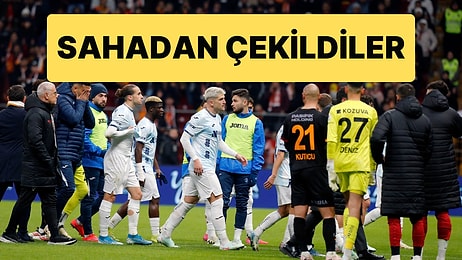 Adana Demirspor Futbolcuları Galatasaray Maçında Sahadan Çekildi