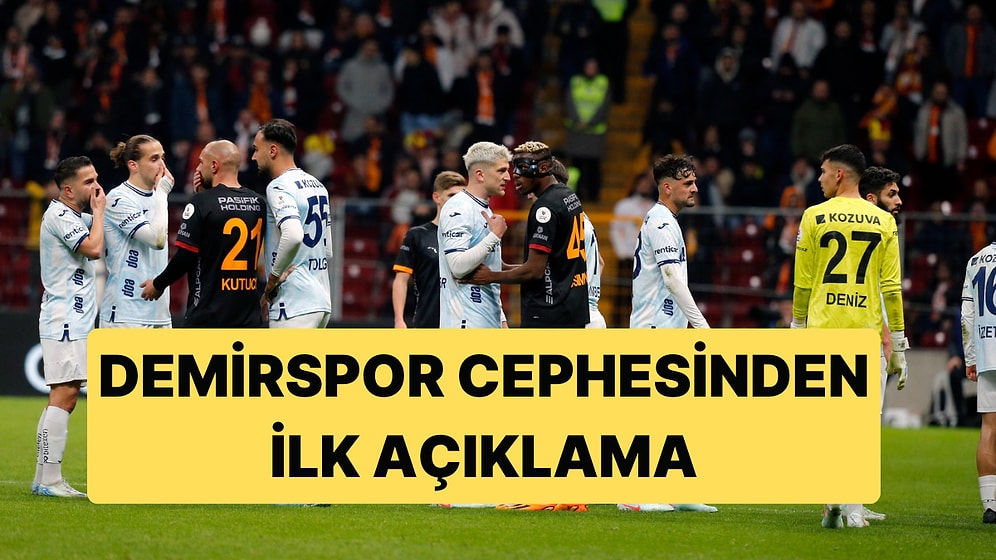 Sahadan Çekilen Adana Demirspor Cephesinden İlk Açıklama Geldi