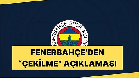 Adana Demirspor'un Sahadan Çekilmesine Fenerbahçe'den Resmi Açıklama Geldi