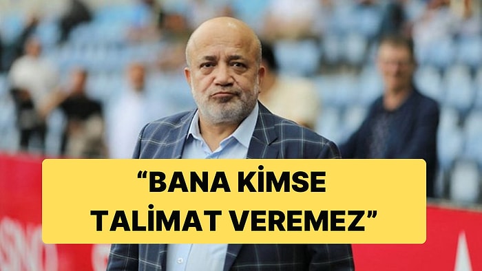 Adana Demirspor Başkanı Murat Sancak, "Talimat Aldılar" Diyenlere Sert Çıktı