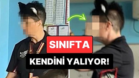 Dersi Dinlemeyenlere Tıslayıp Hırlıyor: Kendini Kedi Sanan Lise Öğretmeni Dünya Gündeminde!