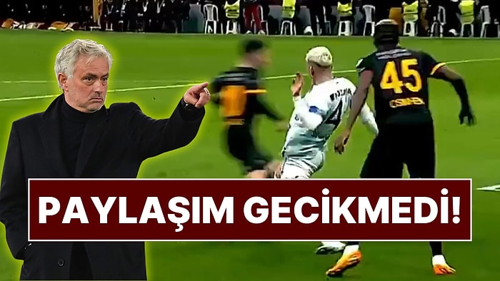 Mourinho'dan Sessiz Tepki: Adana Demirspor Maçında Galatasaray'a Verilen Penaltıya Tepkisi Bu Kez Farklı Oldu!