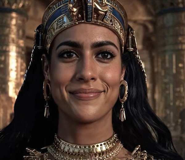 Known for her power, intelligence, and passionate romances, Cleopatra was a female ruler admired by all. According to AI, this is how she might have looked 👇