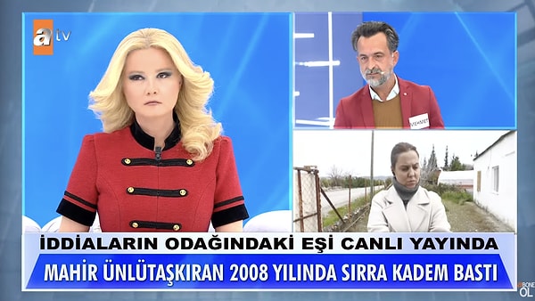 17 yıldır kayıp olan Mahir'in kuzeni Mehmet de "Sen kocanı neden aramıyorsun?" diye tepki gösterdi. "Aman Tanrım" diye söze giren Çiğdem ise "Bana oradan 'eşin, eşin, eşin' diyerek bağırıp durmayın" şekilde söze başladı: