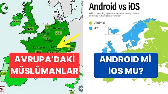 İncelemelere Doyamayacağınız Bu 10 Harita Hayata Bakış Açınızı Değiştirebilir!