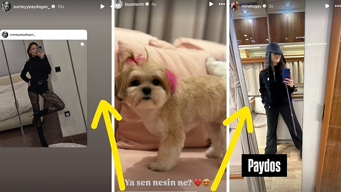 Pınar Deniz'in Köpüşünden Mine Tugay'ın "Paydos" Pozuna 10 Şubat'ta Ünlülerin Instagram Paylaşımları