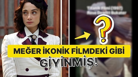 Birebir İkonik Filmdeki Gibi Giyinmiş: Şakir Paşa Ailesi'nde Aniesi'nin Kıyafeti Bir Yerlerden Tanıdık Geldi!