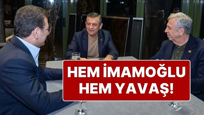 CHP’nin Cumhurbaşkanlığı Seçimi Stratejisi Belli Oldu: Ekrem İmamoğlu da Var Mansur Yavaş da!