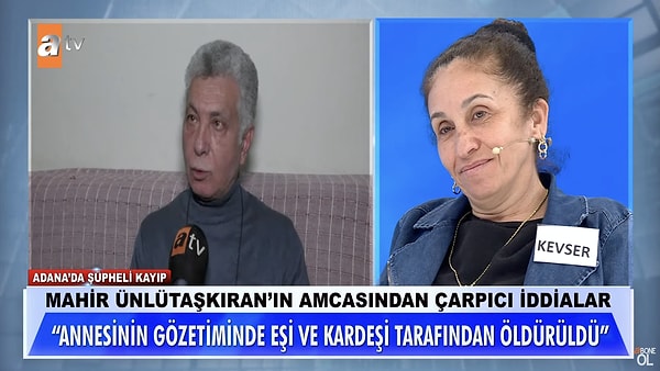 "Safiye Yengemin bana anlattıklarına göre; Umut, çirkin olay karşısında tepki gösteren babasını itiyor. İtince, kafasını kapıdaki çiviye vuruyor. Çivi kafasına giriyor ve yere yığılıyor."