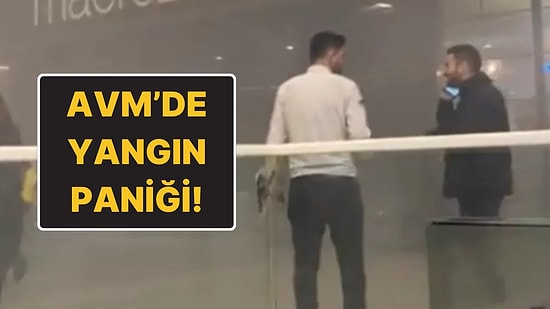 İstanbul’da AVM’de Yangın Çıktı: Vatandaşlar Panikle AVM’yi Terk Etmeye Çalıştı