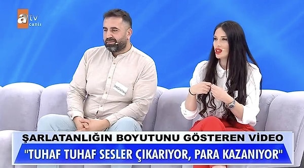 Viyana'dan Müge Anlı'ya katılan bir çift, Antalya'da yaşayan ve kendilerini maddi-manevi dolandırdıklarını iddia ettikleri bir üfürükçüyü aramak için Müge Anlı'ya başvurdu.