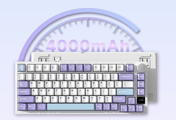13. coverzone Ajazz AK820 Pro 3 Modlu%75 Mekanik Klavye