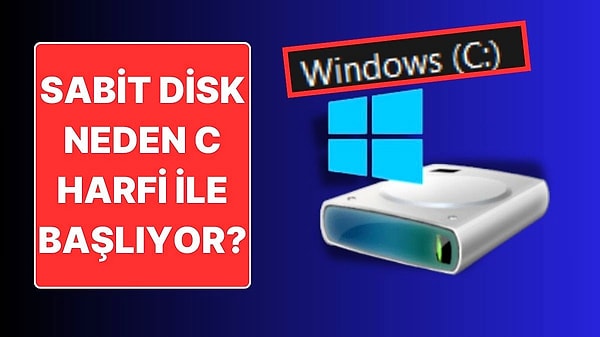 3. Bilgisayarımızda Sabit Disk Neden C Harfiyle Başlıyor? Bilgisayarların Evrim Sürecine Yolculuğa Çıkalım!