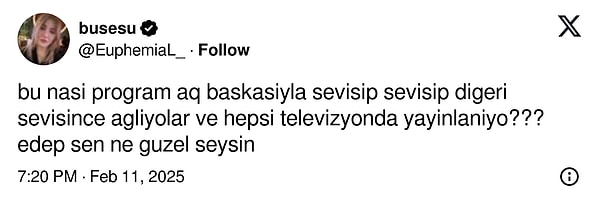 Ancak Manuel'le birlikte olan Anita'nın Montoya'nın kendisini aldatmasına verdiği tepki pek de samimi bulunmadı.