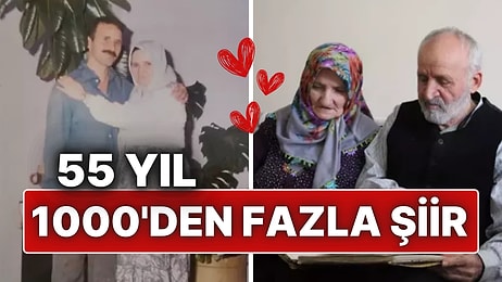 55 Yıllık Aşkı Şiirlere Döktü: Eşine Binlerce Şiir Yazdı!