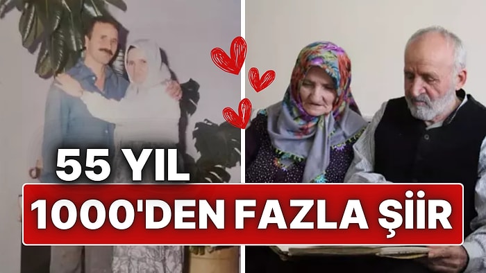 55 Yıllık Aşkı Şiirlere Döktü: Eşine Binlerce Şiir Yazdı!