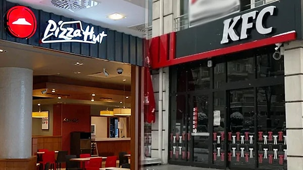 ABD merkezli fast food devi Yum! Brands bünyesinde bulunan KFC ve Pizza Hut'ın Türkiye'deki şubeleri kapandı.