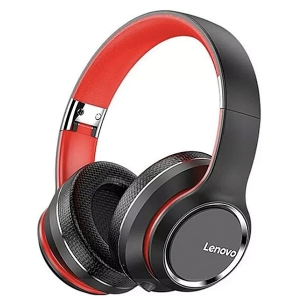 3. Lenovo HD200 Kablosuz Bluetooth 5.0 Kulak Üstü Kulaklık Siyah