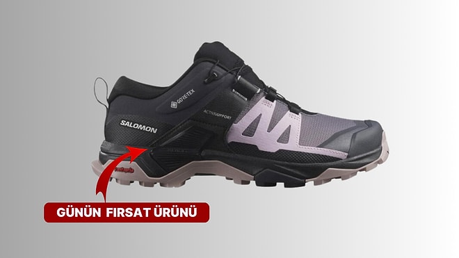 Günün Fırsatı: Çok Satanların Yıldızı Salomon X Ultra 4 Gtx W Kadın Arazi Tipi Koşu Ayakkabısı İndirimde!