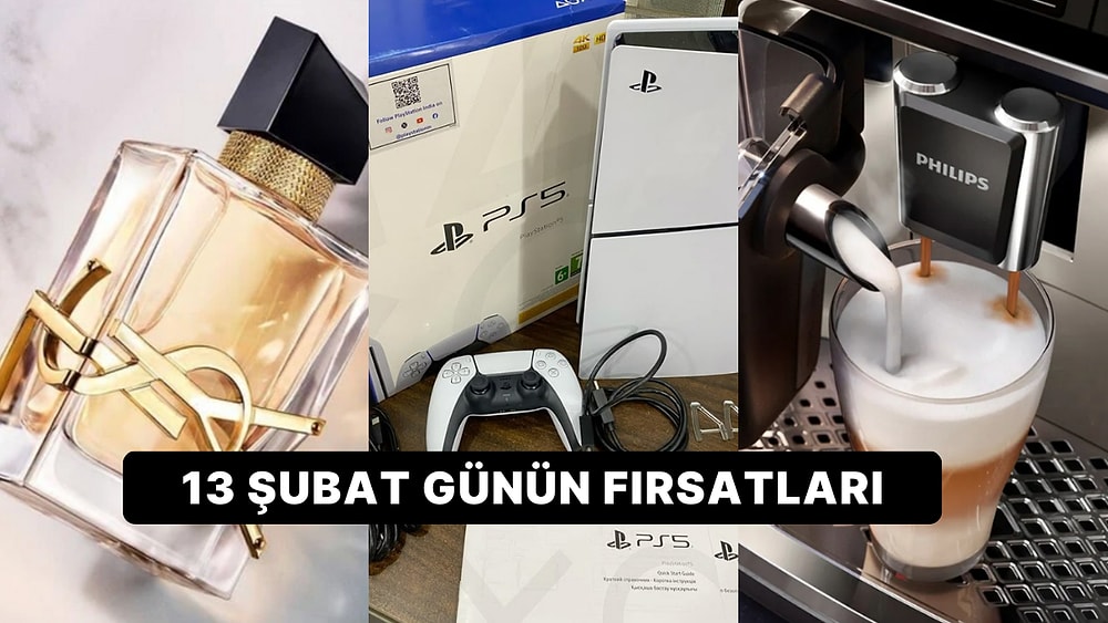 Bugün İndirimde Neler Var? Playstation 5'ten Philips 5000 Serisi Lattego'ya 13 Şubat 2025 Günün Fırsatları